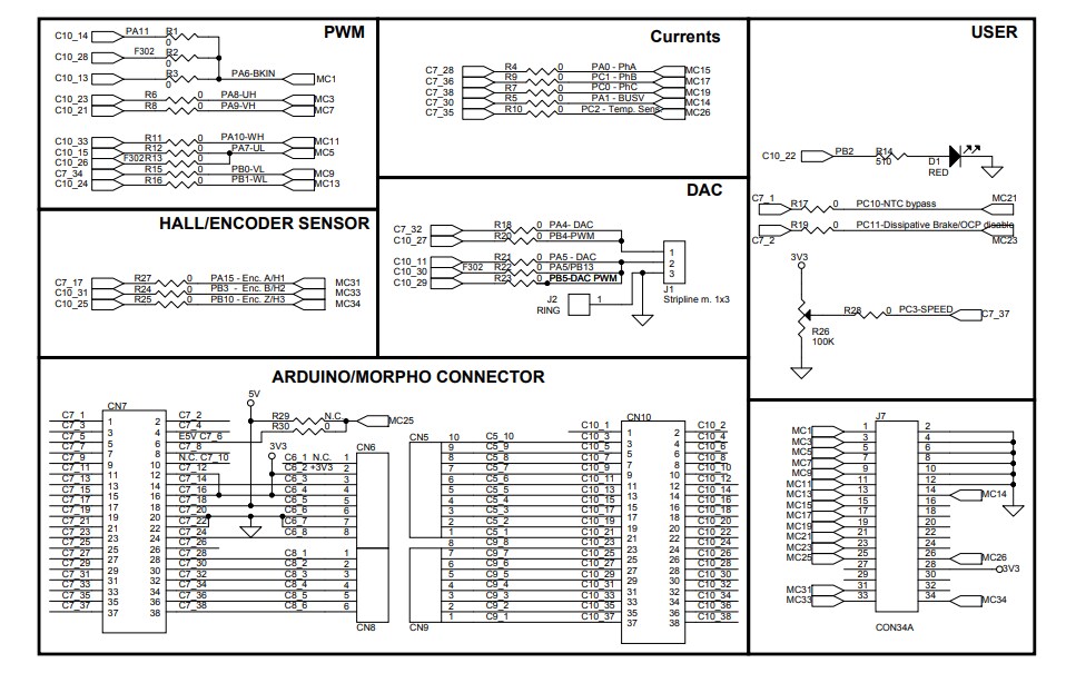 Schematic - STMicroelectronics X-NUCLEO-IHM09M2 Expansion Board